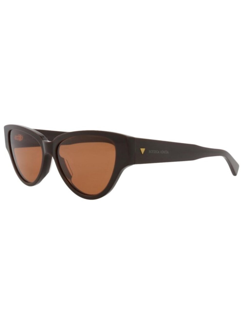 New Bottega Veneta Womens Cat Eye Brown Brown Orange Fashion Designer Sunglasses